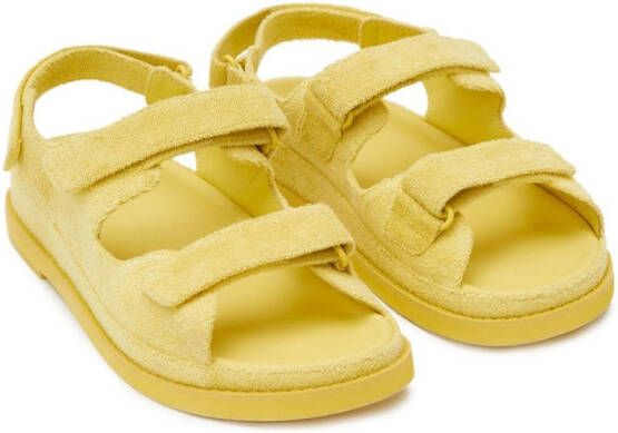 12 STOREEZ Terry flat sandals Yellow