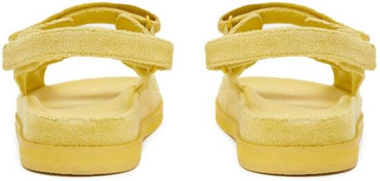 12 STOREEZ Terry flat sandals Yellow