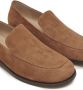 12 STOREEZ tonal-stitching panelled suede loafers Brown - Thumbnail 4