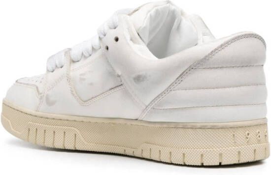 1989 STUDIO Vintage Dirty leather sneakers White