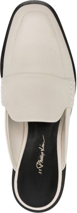 3.1 Phillip Lim Alexa 25mm leather loafers White