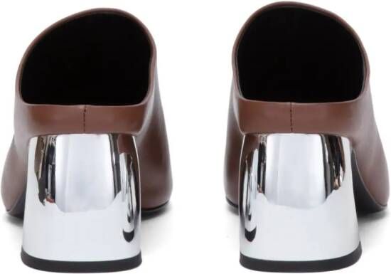 3.1 Phillip Lim ID 65mm leather mules Brown