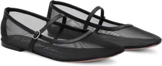 3.1 Phillip Lim ID mesh ballerina shoes Black