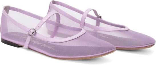 3.1 Phillip Lim ID mesh ballerina shoes Purple