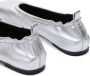 3.1 Phillip Lim ID metallic-finish ballerina shoes Silver - Thumbnail 4