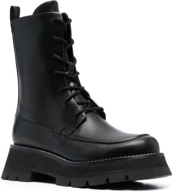 3.1 Phillip Lim Kate lace-up combat boots Black