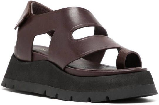 3.1 Phillip Lim Kate lug-sole sandals Brown