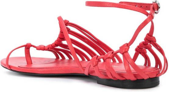 3.1 Phillip Lim Lily flat sandals Red