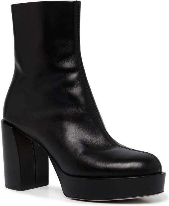 3.1 Phillip Lim Naomi platform leather boots Black