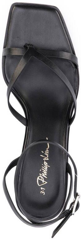 3.1 Phillip Lim strap-detail wedge-heel sandals Black