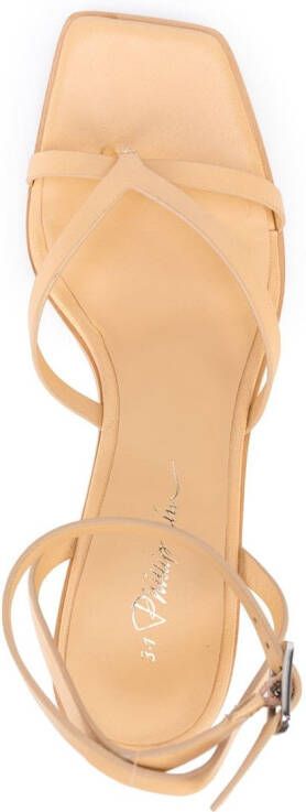 3.1 Phillip Lim strap-detail wedge-heel sandals Neutrals