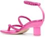 3.1 Phillip Lim Verona 60mm strappy satin sandals Pink - Thumbnail 3