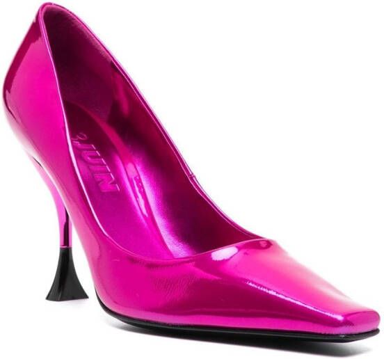 3juin 100mm leather stiletto heels Pink