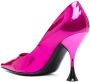 3juin 100mm leather stiletto heels Pink - Thumbnail 3