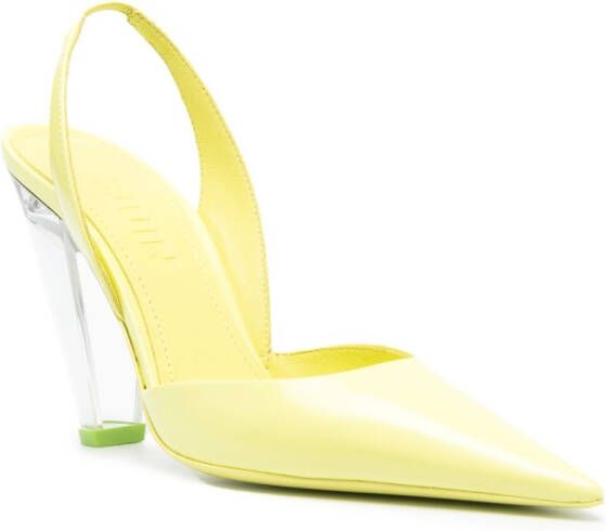 3juin 105mm leather pumps Yellow