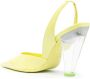 3juin 105mm leather pumps Yellow - Thumbnail 3