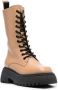 3juin 40mm lace-up leather boots Brown - Thumbnail 2