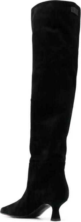 3juin 50mm knee-length leather boots Black