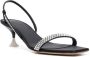 3juin 65mm crystal-embellished sandals Black - Thumbnail 2