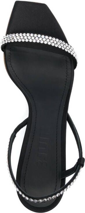 3juin 65mm crystal-embellished sandals Black