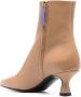 3juin 65mm pointed-toe leather boots Brown - Thumbnail 3