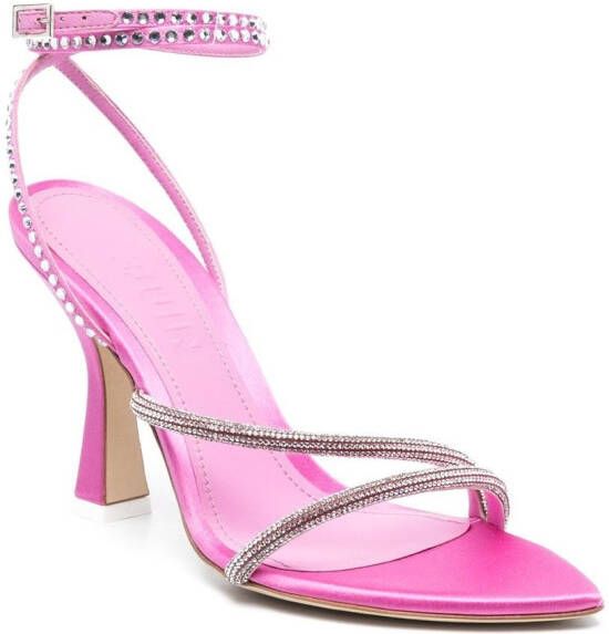 3juin 70mm crystal embellished sandals Pink
