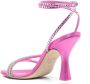 3juin 70mm crystal embellished sandals Pink - Thumbnail 3