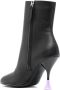 3juin 95mm leather ankle boots Black - Thumbnail 3