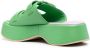 3juin double-buckle leather sandals Green - Thumbnail 3