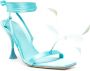 3juin Kimi 100mm feather-embellished sandals Blue - Thumbnail 2