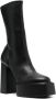 3juin platform 130mm leather ankle boots Black - Thumbnail 2