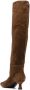 3juin pointed-toe 70mm leather boots Brown - Thumbnail 3