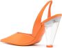 3juin pointed-toe leather pumps Orange - Thumbnail 3