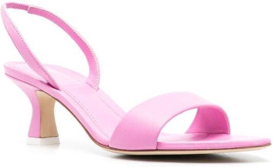 3juin pointed-toe slingback 65mm sandals Pink