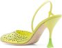 3juin rhinestones-embellishment high heels Green - Thumbnail 3