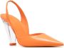 3juin slingback tapered-heel pumps Orange - Thumbnail 2