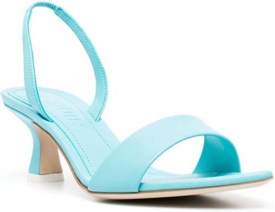 3juin slip-on 70mm pointed-toe sandals Blue
