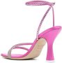 3juin Syria 100mm crystal-embellished sandals Pink - Thumbnail 3