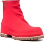424 ankle-length satin boots Red - Thumbnail 2