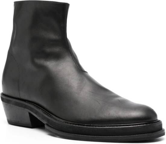 424 Cuban-heel ankle boots Black