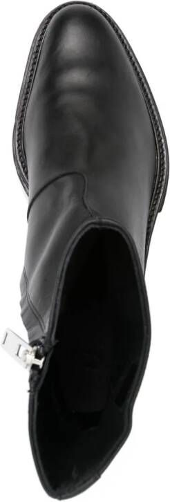 424 Cuban-heel ankle boots Black