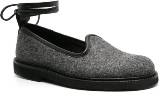 4SDESIGNS Venetian brushed loafers Grey
