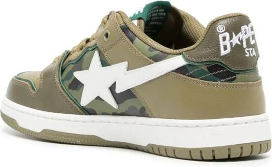 A BATHING APE BAPE Sk8 Sta #2 lace-up sneakers Green