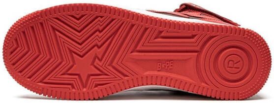 A BATHING APE Bape Sta Mi #2 M2 "Red" sneakers