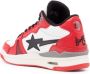 A BATHING APE Clutch STA #1 leather sneakers Red - Thumbnail 3