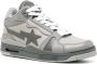 A BATHING APE Clutch STA leather sneakers Grey - Thumbnail 2