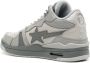 A BATHING APE Clutch STA leather sneakers Grey - Thumbnail 3
