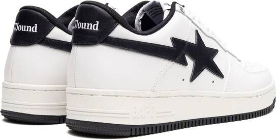 A BATHING APE x Jjjjound Bapesta "White Navy" sneakers