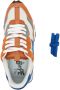 A BATHING APE Road Sta Express leather sneakers Orange - Thumbnail 4