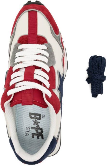 A BATHING APE Road Sta Express sneakers Red
